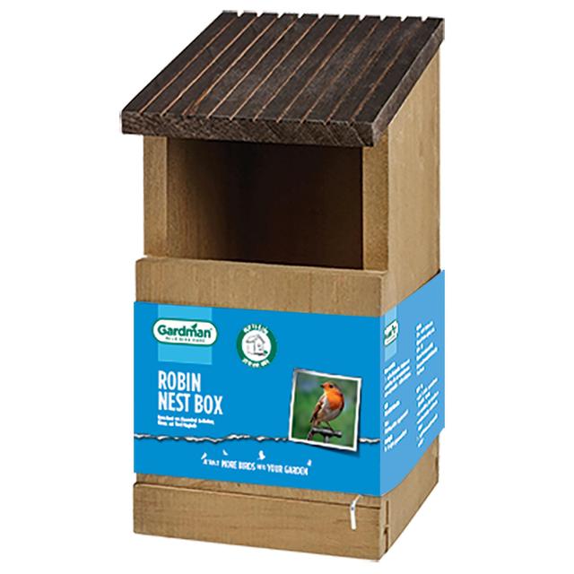 Gardman Robin Nest Box for Wild Birds GOODS M&S   