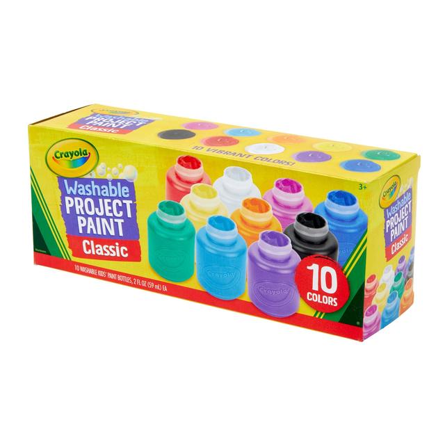 Crayola 10 Washable Kid's Paint GOODS M&S   