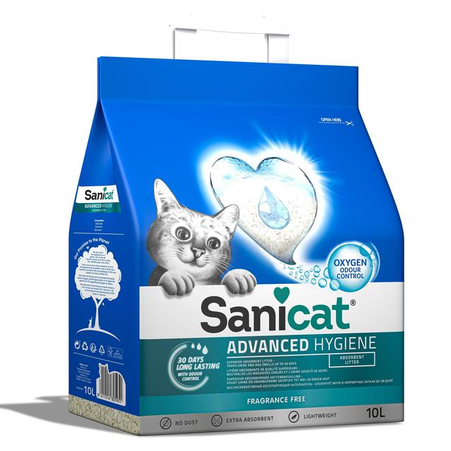 Sanicat Advanced Hygiene Cat Litter   10L GOODS M&S   