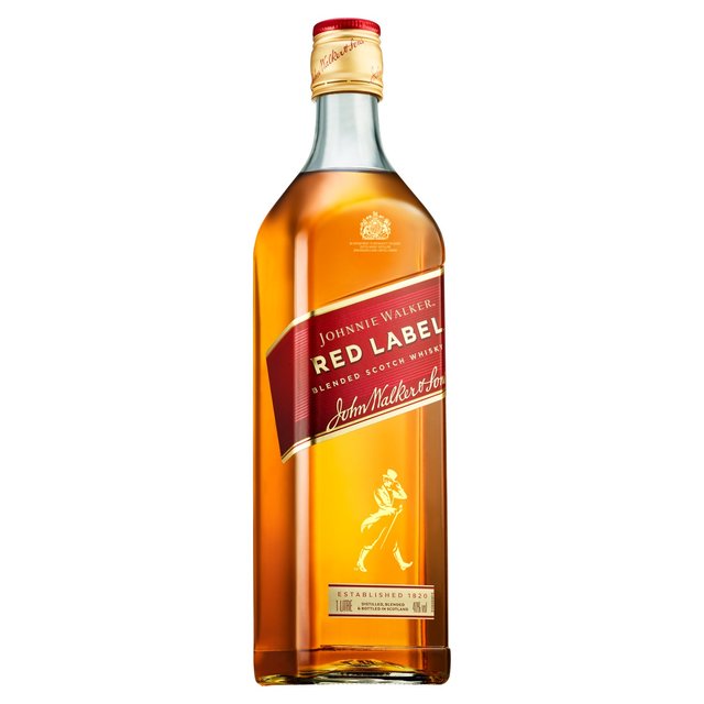 Johnnie Walker Red Label Blended Scotch Whisky   1L GOODS M&S   