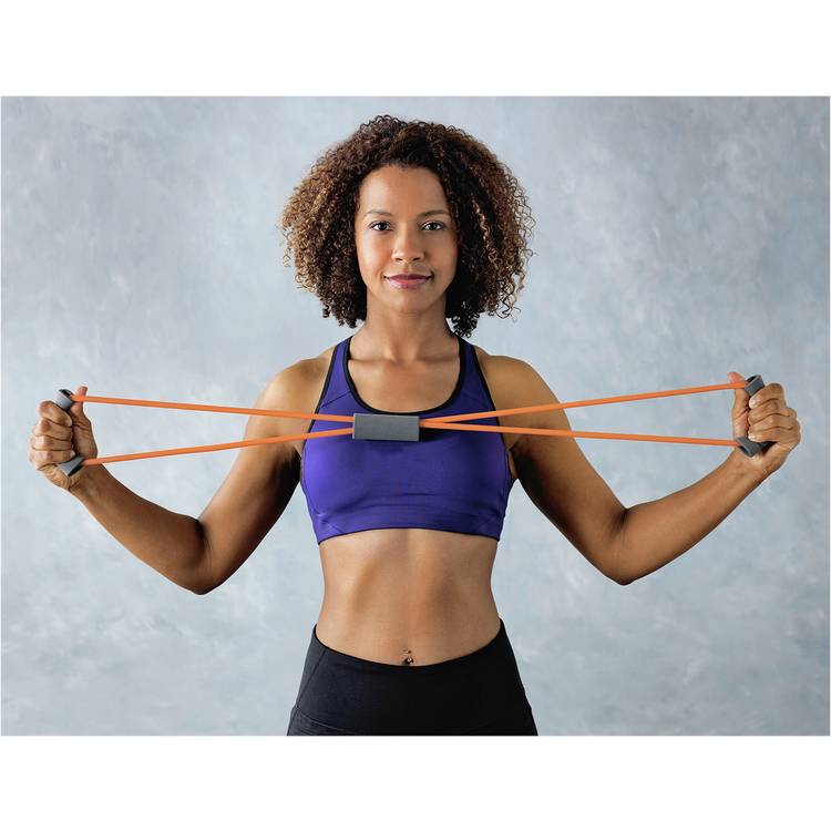 Opti resistance exercise set with three expander tubes (British brand)