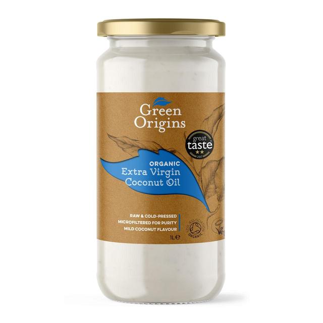 Green Origins Organic Extra Virgin Coconut Oil   1L GOODS M&S   