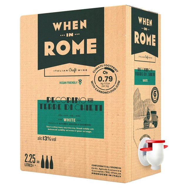 When in Rome White Wine Pecorino Terre di Chieti IGT   2.25L GOODS M&S   