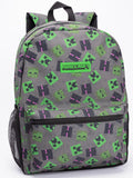 Vanilla Underground Minecraft Creeper 4-piece backpack set, imported from the UK