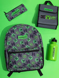 Vanilla Underground Grey Minecraft  Creeper 4 Piece Backpack Set