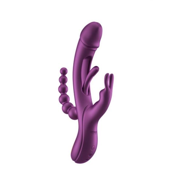 Honey Play Box Trilux rabbit vibrator with anal beads, imported from the UK