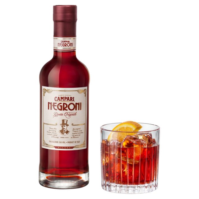 Campari Negroni Ready to Drink Italian Cocktail   50cl GOODS M&S   