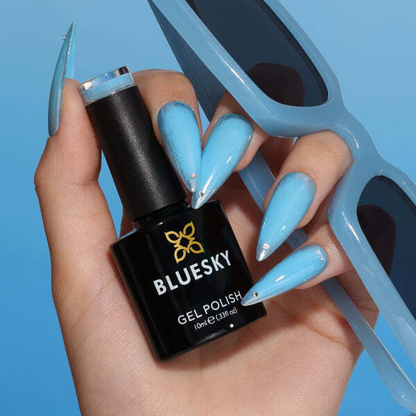 Bluesky gel polish Serene Sky shade 10ml, UK version
