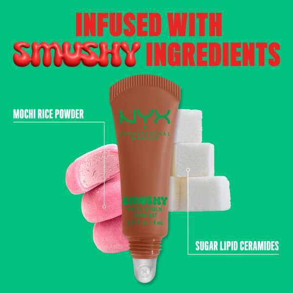 NYX Smushy Matte Lip Balm Soft Smile (British brand)
