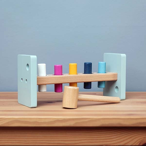 Bigjigs Toys Wooden Hammer Bench GOODS Superdrug   