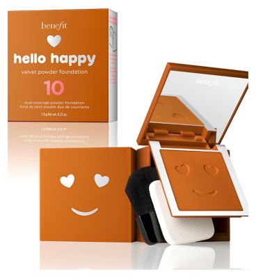 Benefit Hello Happy Velvet Powder Foundation GOODS Boots shade 10  