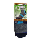 1000 Mile Men's Approach Repreve double layer socks (British brand)