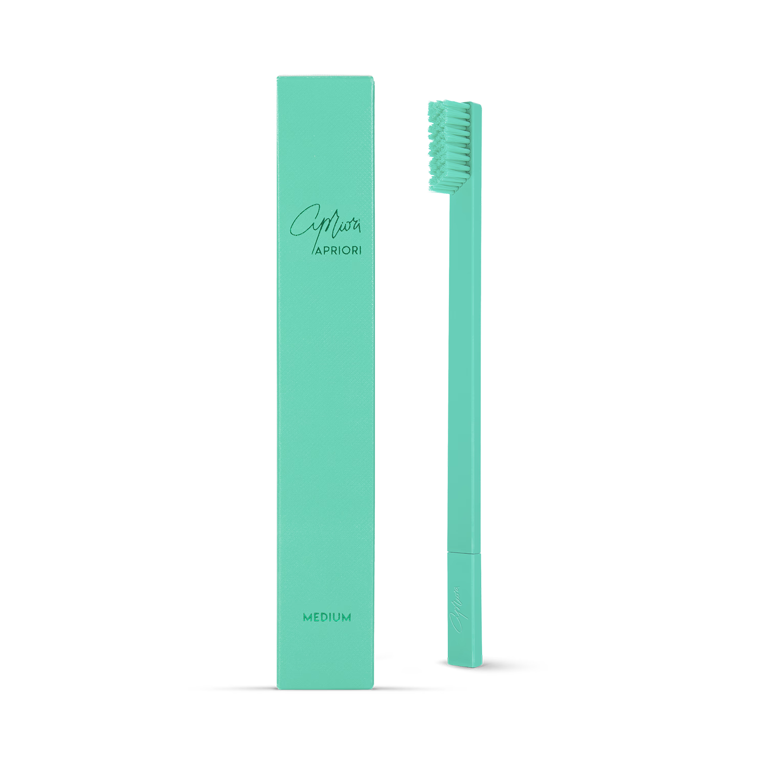Apriori Whisper Mint medium toothbrush (British brand)