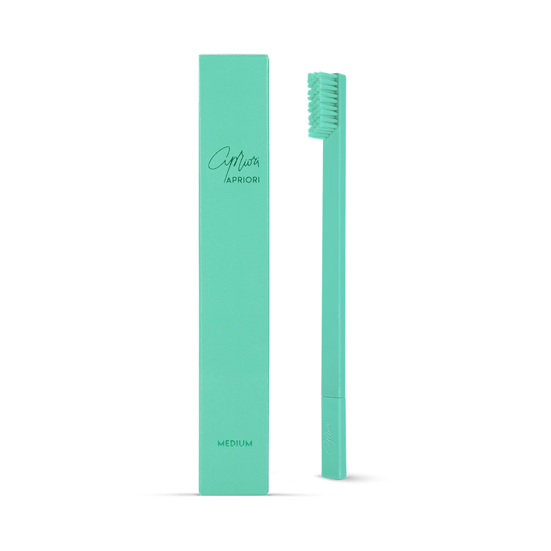Apriori Whisper Mint medium toothbrush (British brand)