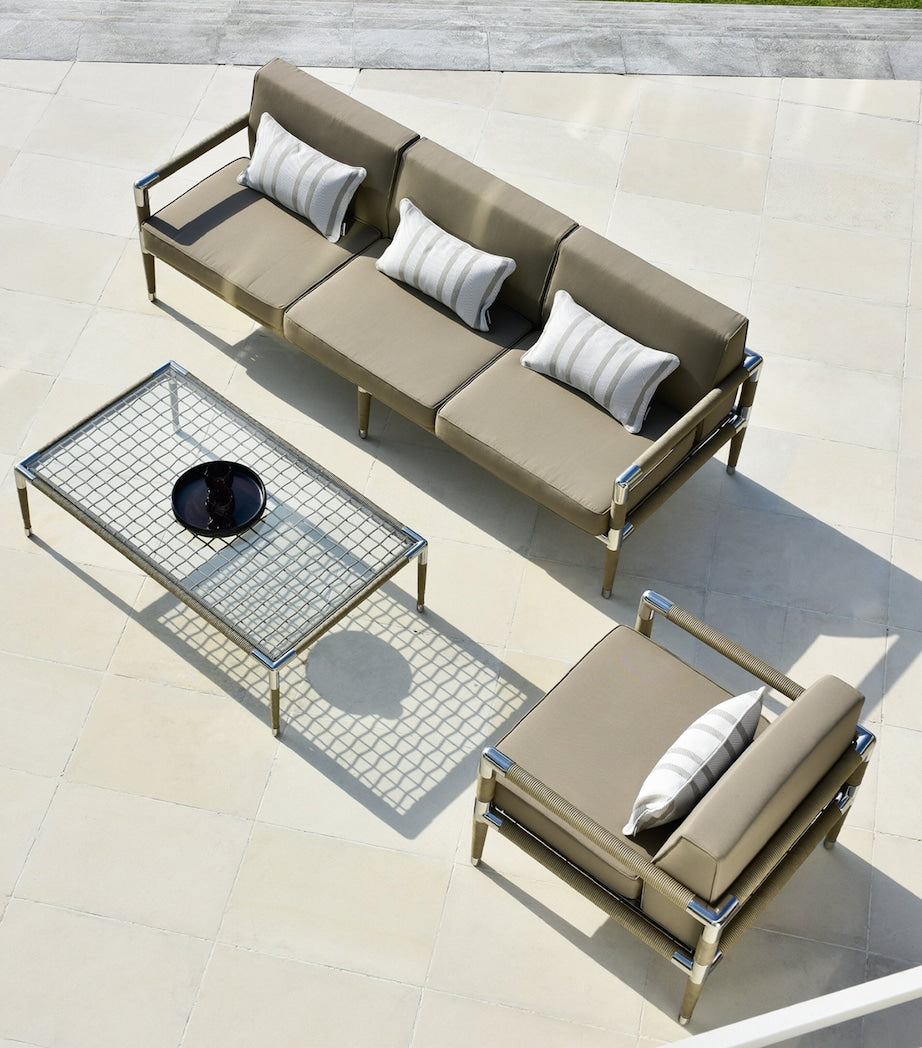 Indian Ocean Marina Outdoor 3-Seater Sofa