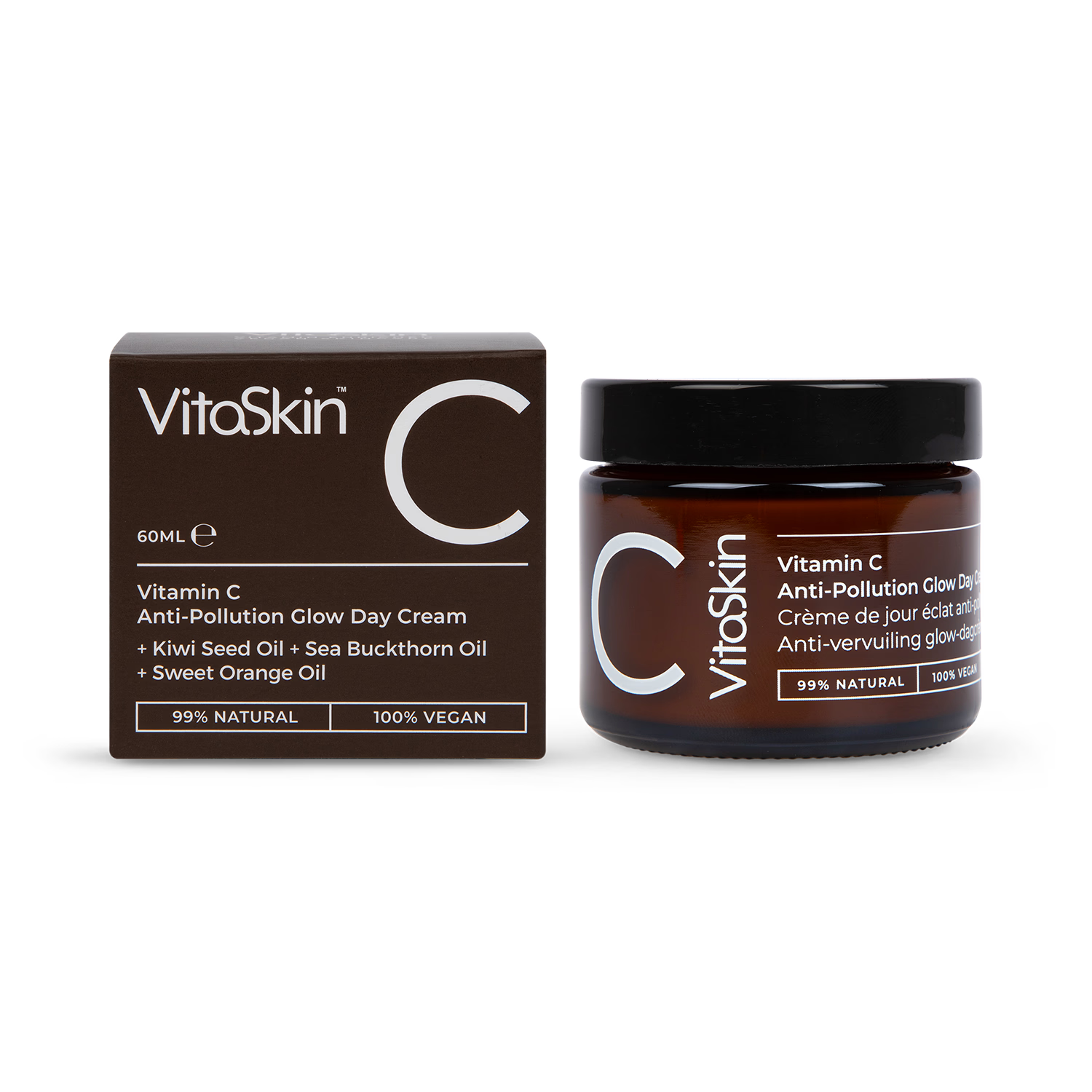 Vitaskin Vitamin C Glow Day Cream facial moisturiser (British brand)