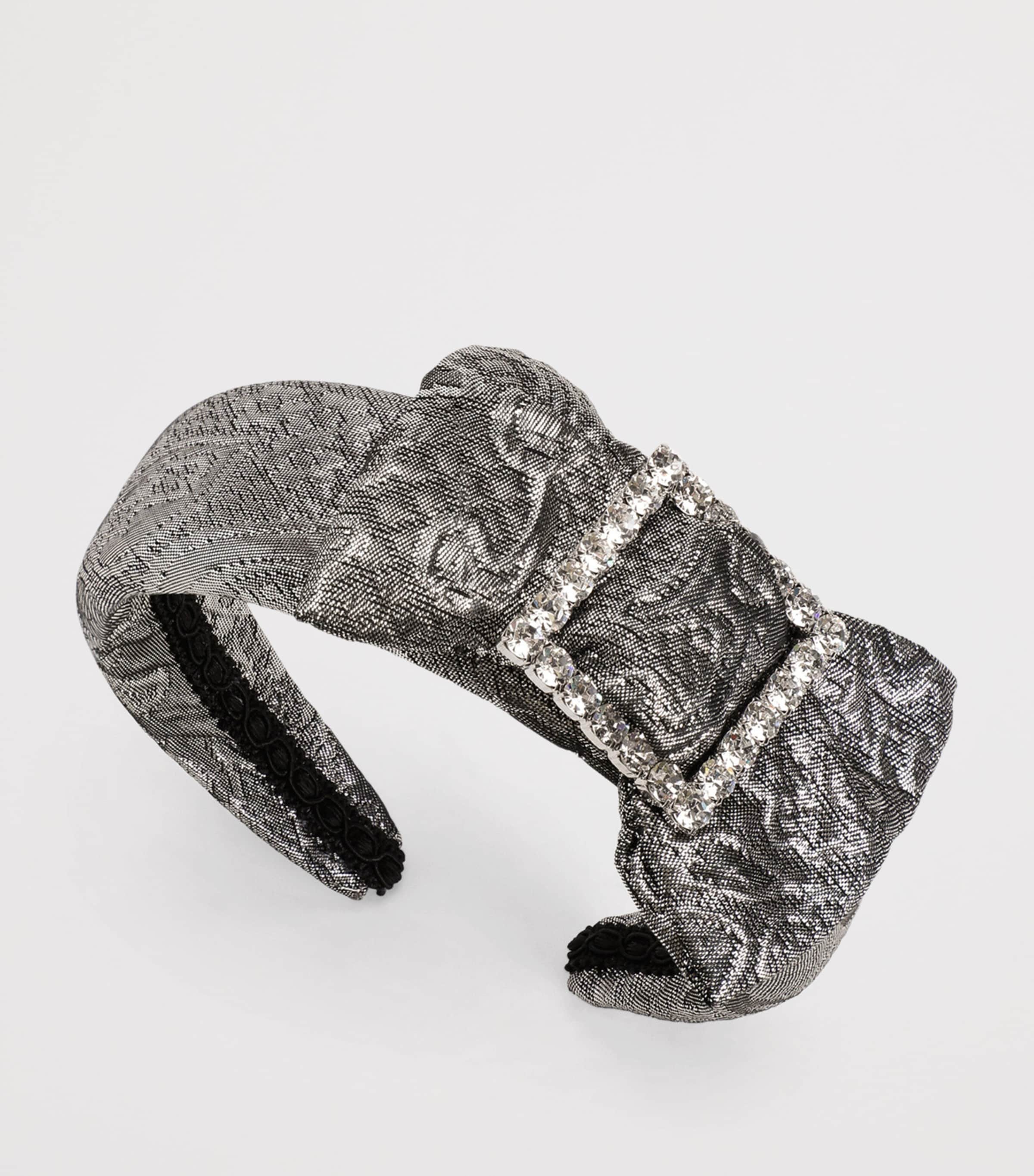 Dolce&Gabbana kids jacquard bow headband with diamante details - British product