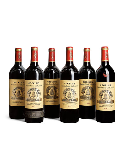 Harrods Six-Bottle Fine Red Wine Collection with Merlot and Cabernet Franc Blend, Bordeaux, France (2013-2018 Vintages)- Buy online at McGrocer