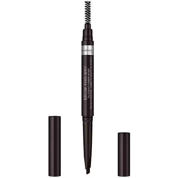 Brow This Way eyebrow definer soft black - British product