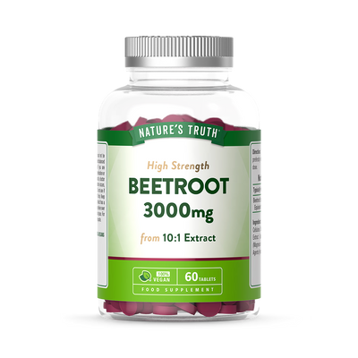 Holland & Barrett Nature's Truth Beetroot Extract 3000mg Supplement 60 Tablets- Buy online at McGrocer