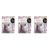 COSMEPICK Marshmallow Unicorn lip balm 3 x 6g, UK version