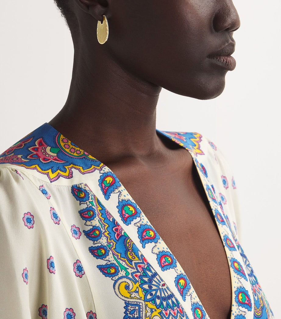 L'Atelier Nawbar Cosmic Rays earrings in 18kt yellow gold - British product