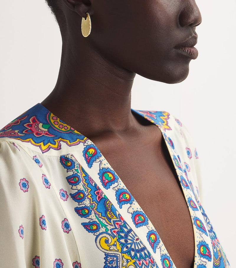 L'Atelier Nawbar Cosmic Rays earrings in 18kt yellow gold - British product