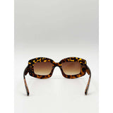 SVNX oversized rectangle sunglasses in tortoiseshell, UK version