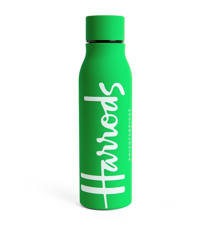 Slender Metal Water Bottle with Non-Slip Sleeve 23cm