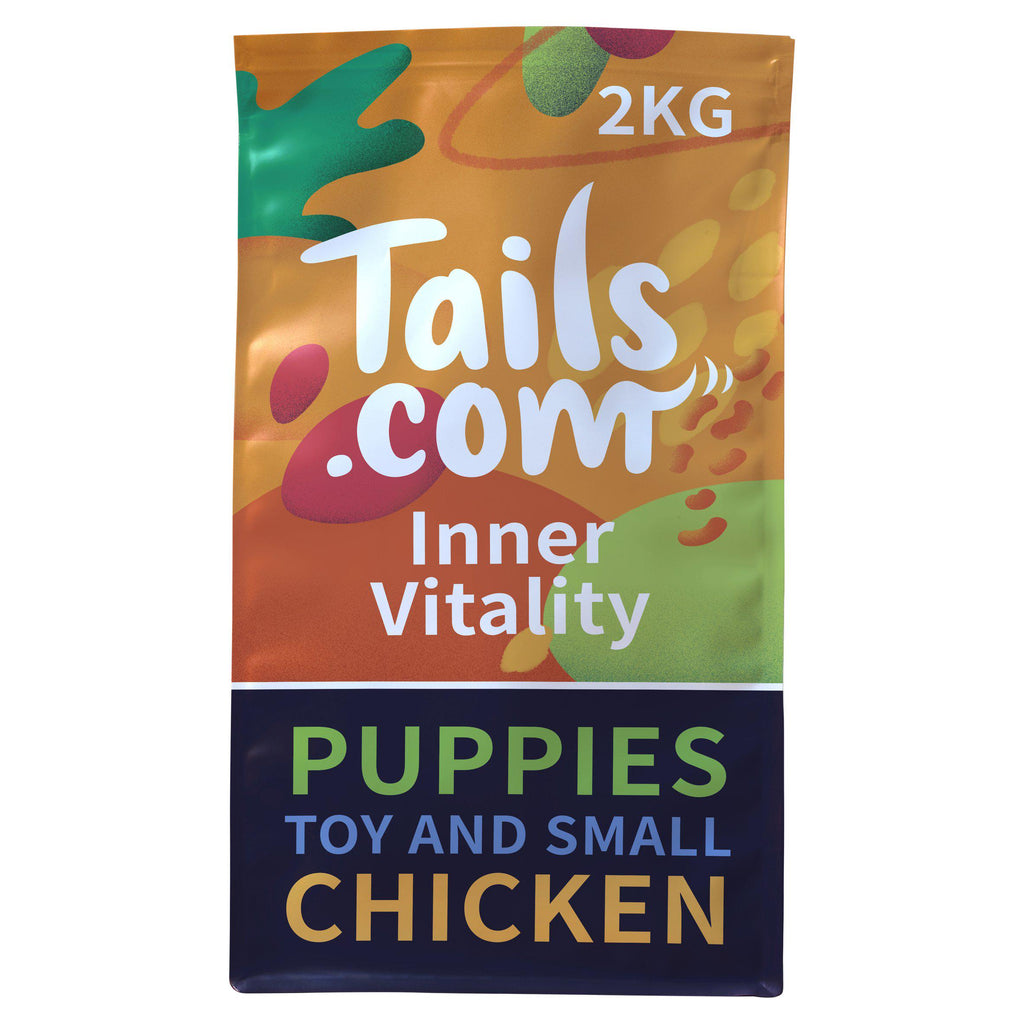 tails.com Inner Vitality Advanced Nutrition for Puppies Dog Food Toy & Small Chicken 2kg