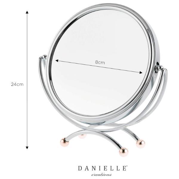 Danielle Creations magnifying mirror 20cm, imported from the UK