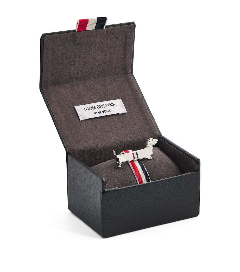 Thom Browne sterling silver limousine tie bar - British product