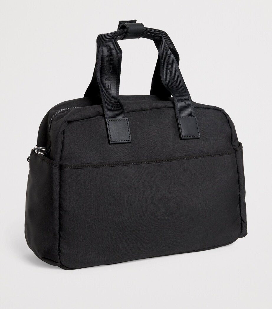 Givenchy kids canvas changing bag with embossed logo and accessories, 30x42x16cm, UK version