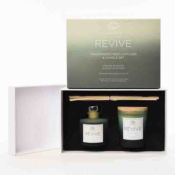 Serenity Candle & Diffuser Orange,Jasmine & Saffron