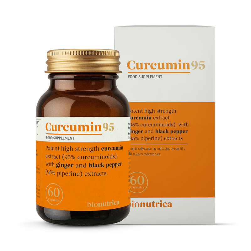 Bionutrica Curcumin 95 supplement 60 capsules, imported from the UK