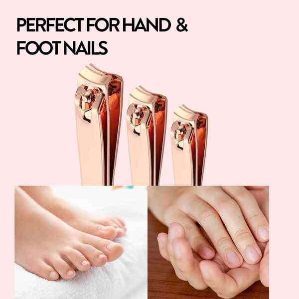 Envie nail clippers stainless steel ergonomic set (British brand)