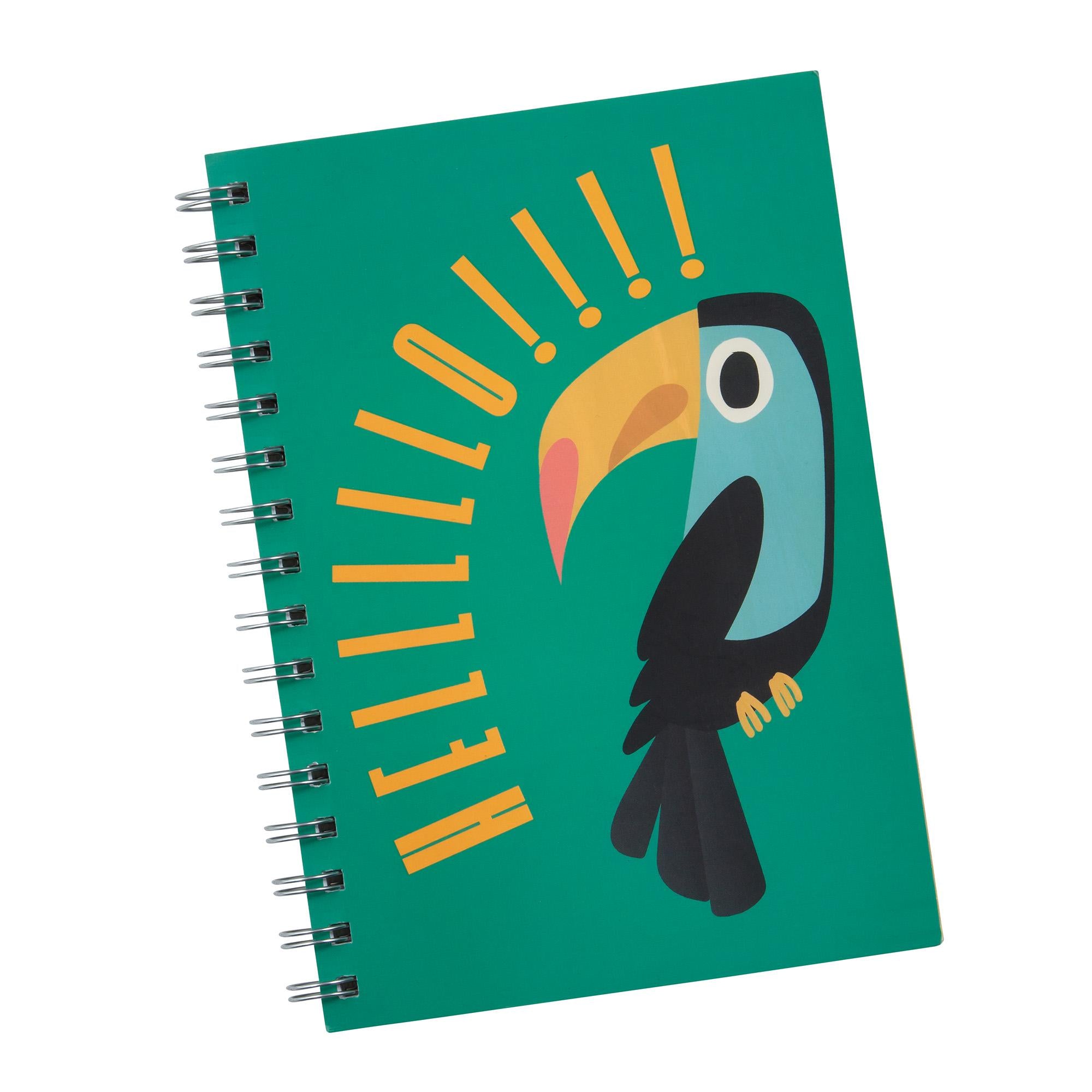 Habitat Rio Toucan Wiro Notebook A5 GOODS Sainsburys   