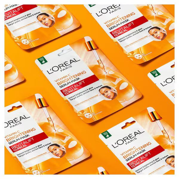 L'Oreal Paris Revitalift Clinical Vitamin C Sheet Mask - British product