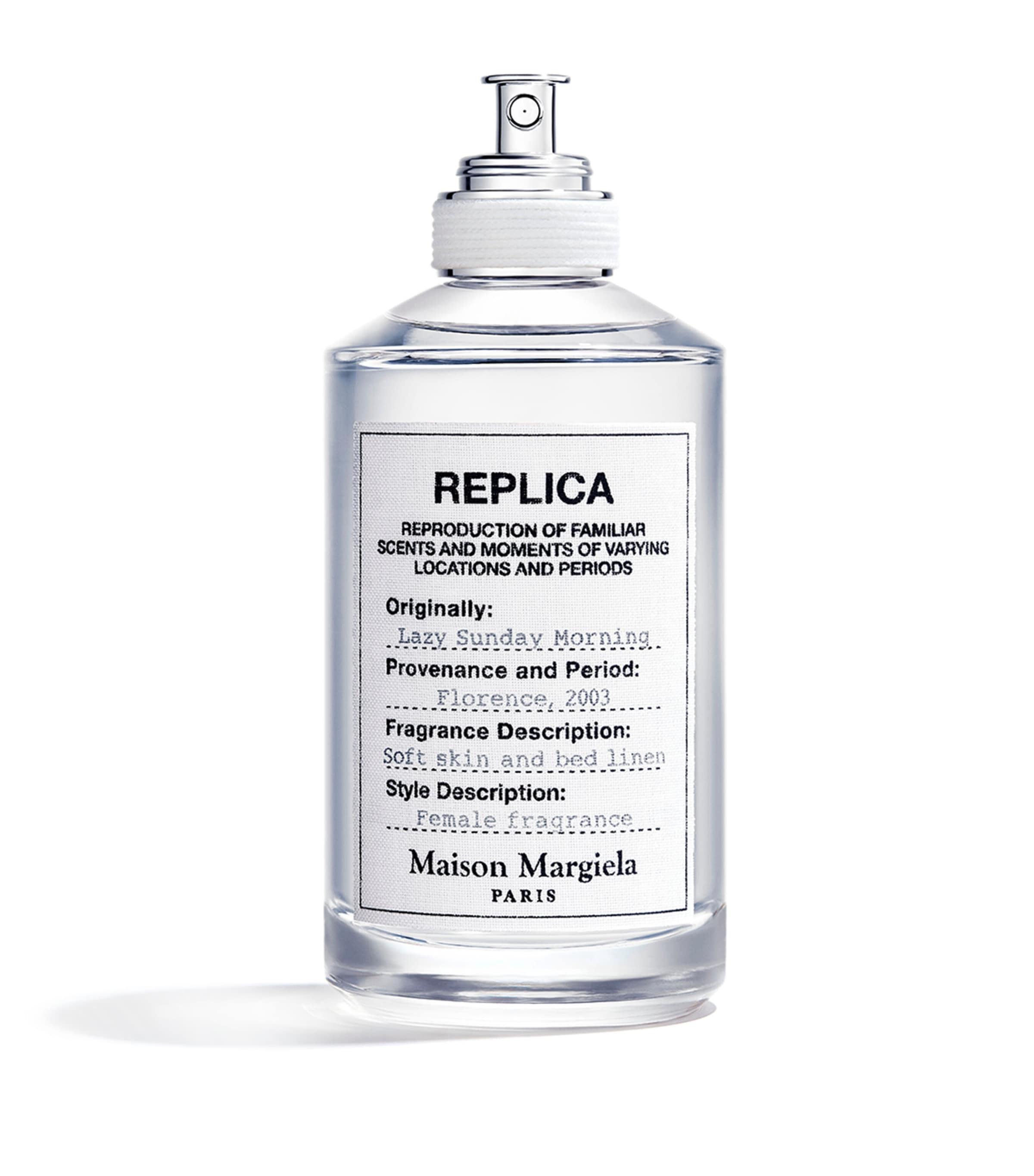 Maison Margiela feminine white floral eau de toilette 100ml, imported from the UK