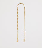 Maje clover logo chain belt brass, imported from the UK