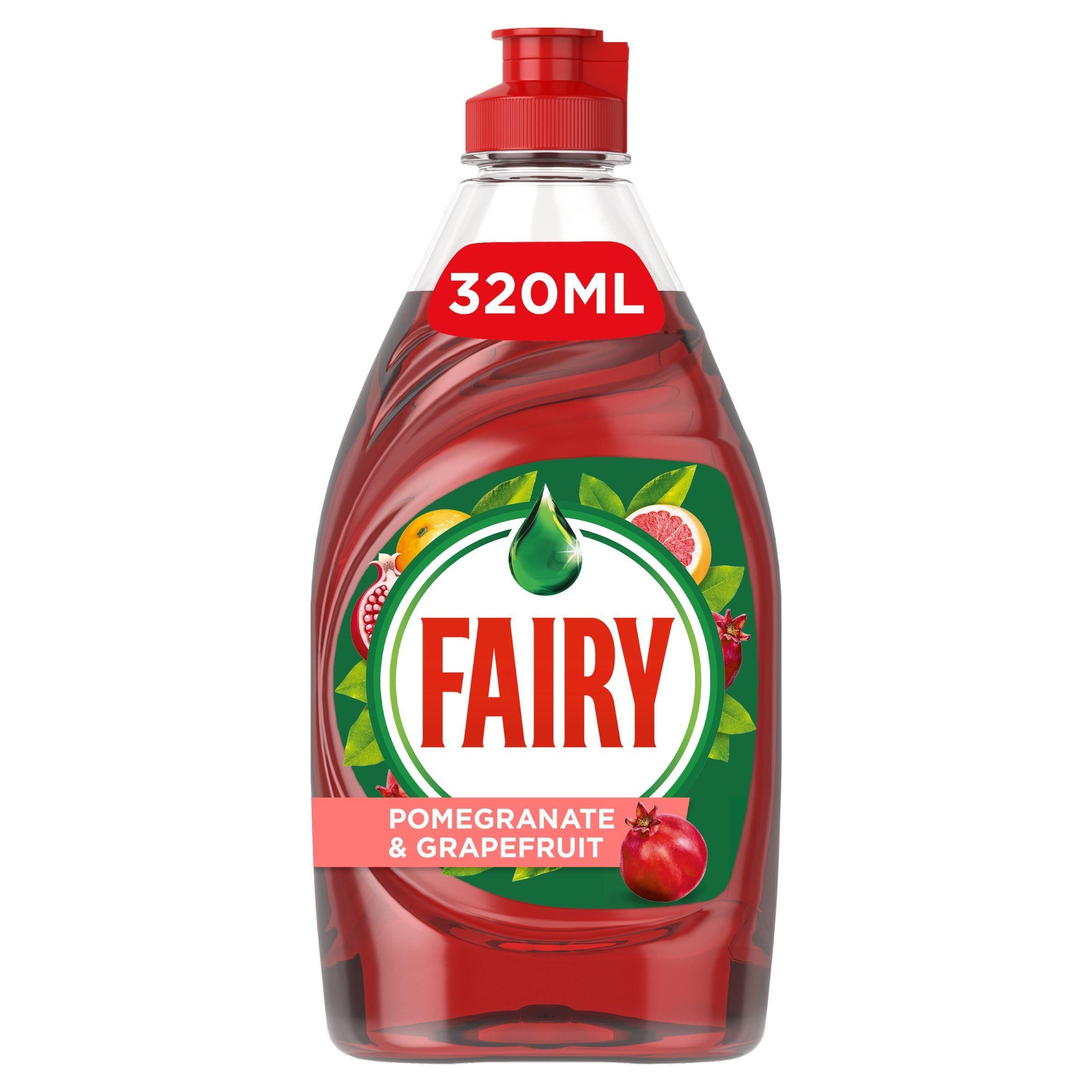 Fairy Clean & Fresh Pomegranate Grapefruit Washing Up Liquid 320ml GOODS Sainsburys   