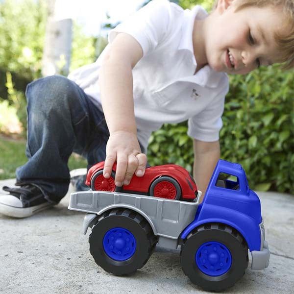 Green Toys Flatbed Truck & Race Car