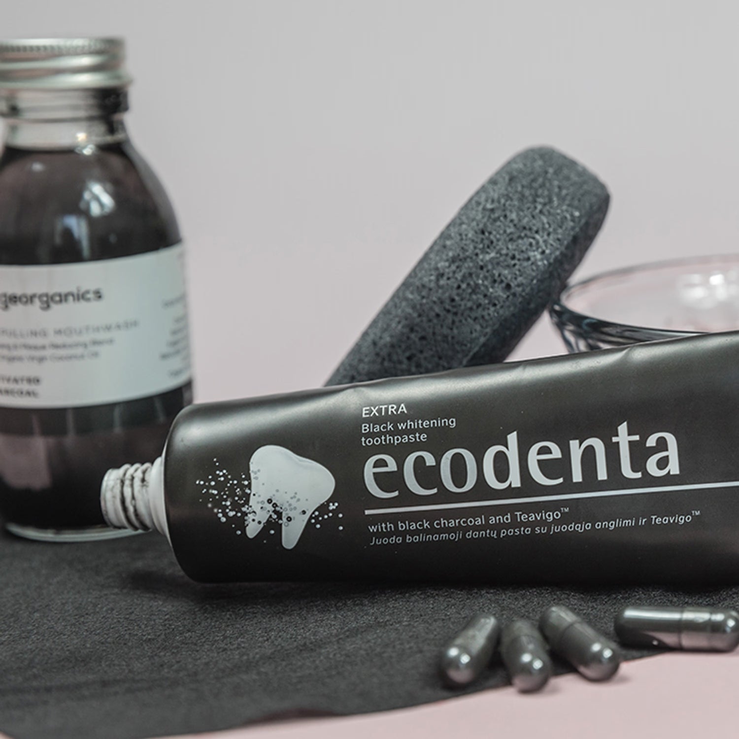 Ecodenta Black Charcoal Toothpaste 100ml - British product