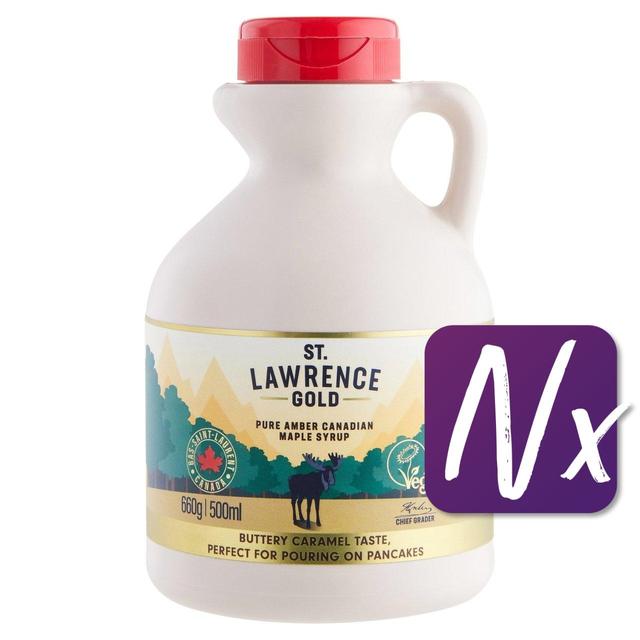 St Lawrence Gold Pure Maple Syrup Amber   500ml