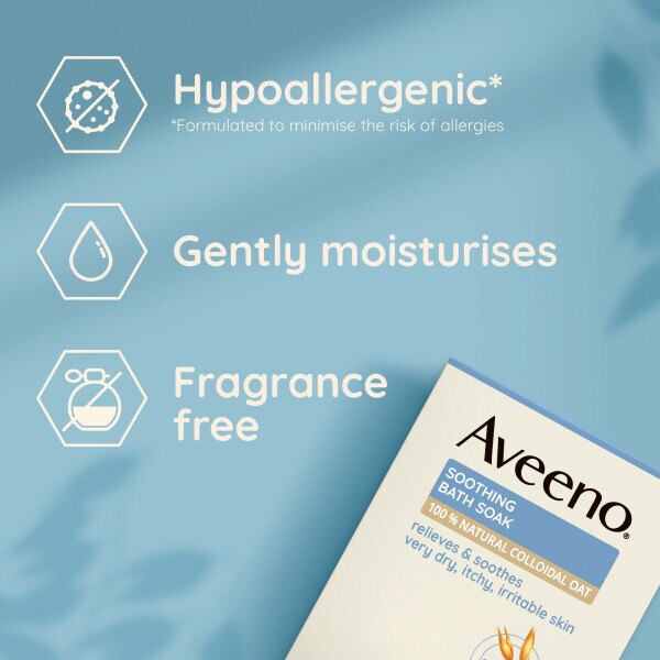 Aveeno® Soothing Bath Soak 8x42g sachets GOODS Superdrug   