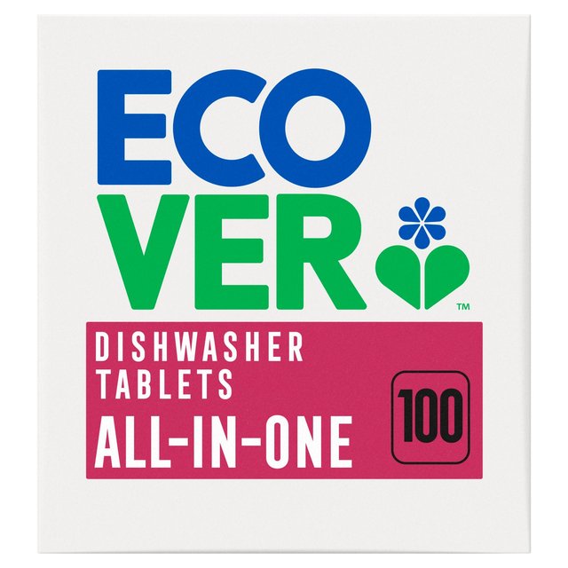 Ecover All in One Dishwasher Tablets XL   100 per pack GOODS M&S   