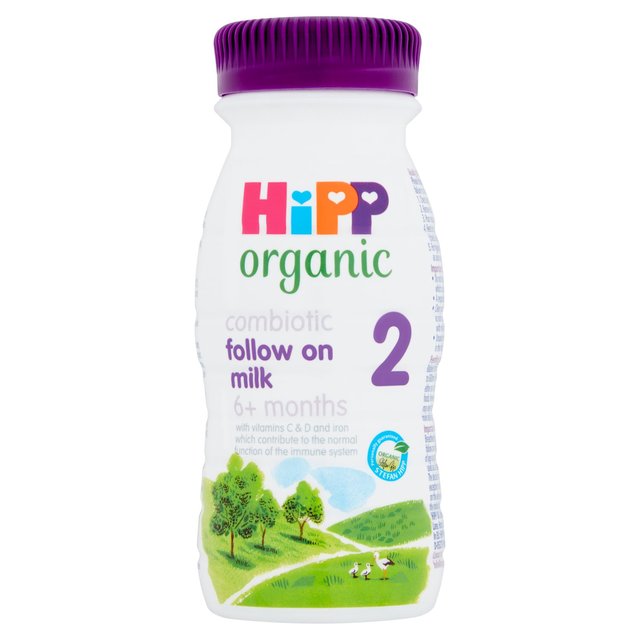 HiPP Organic 2 Follow On Baby Milk Liquid Formula 6-12 months    200ml