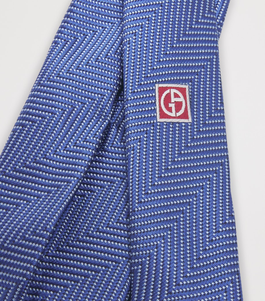 Giorgio Armani silk jacquard tie, imported from the UK