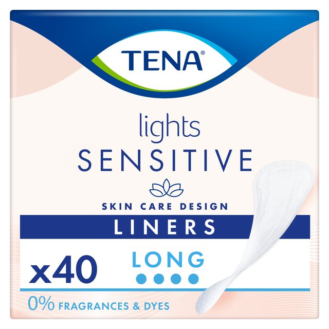 Lights by TENA Long Incontinence Liners   40 per pack