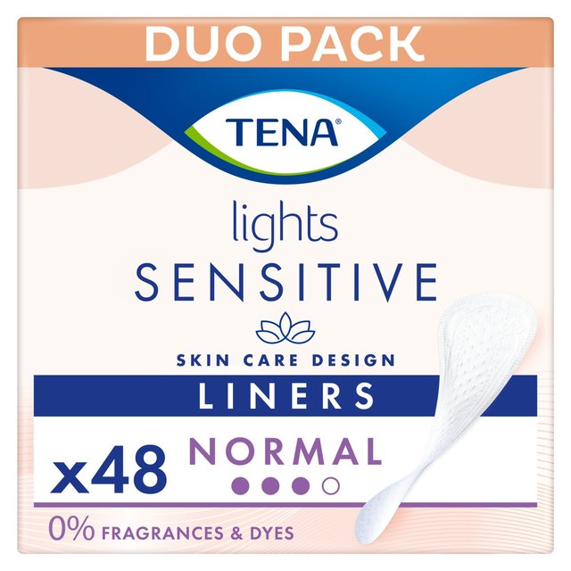 Lights by TENA Incontinence Liners   48 per pack